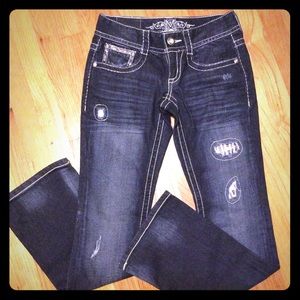 NWOT! Maurice's Fancy BootCut Wide Leg Jeans!